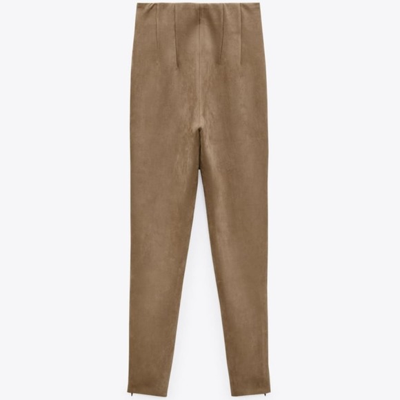 Zara Faux Suede Leggings - Picture 4 of 6